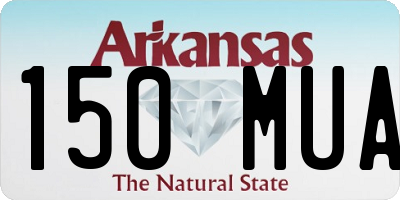 AR license plate 150MUA