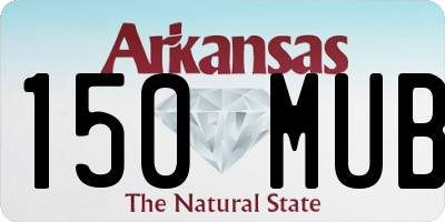 AR license plate 150MUB