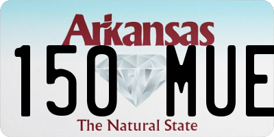 AR license plate 150MUE