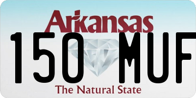 AR license plate 150MUF