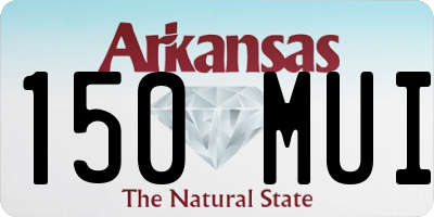 AR license plate 150MUI