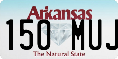 AR license plate 150MUJ