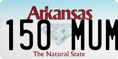 AR license plate 150MUM