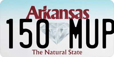 AR license plate 150MUP