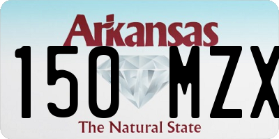 AR license plate 150MZX