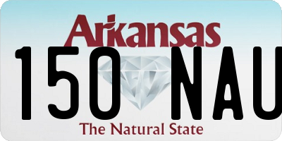 AR license plate 150NAU