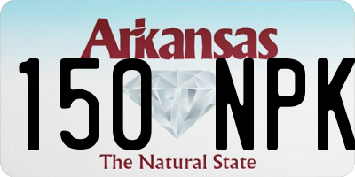 AR license plate 150NPK
