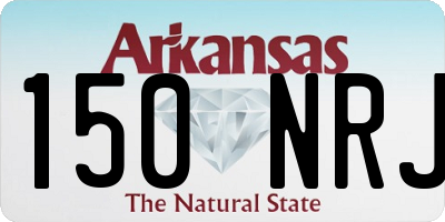 AR license plate 150NRJ