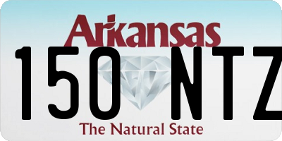AR license plate 150NTZ