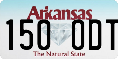 AR license plate 150ODT