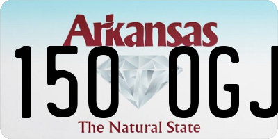 AR license plate 150OGJ