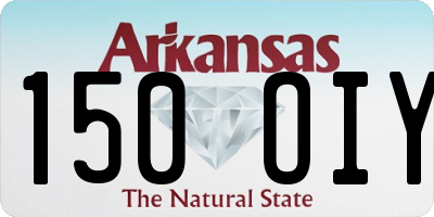 AR license plate 150OIY