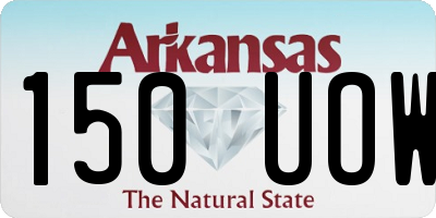 AR license plate 150UOW