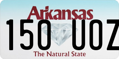 AR license plate 150UOZ
