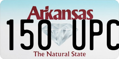 AR license plate 150UPC