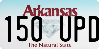 AR license plate 150UPD