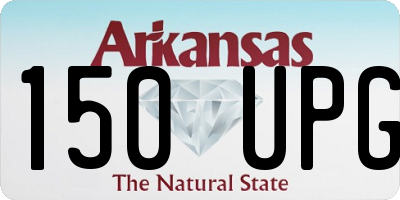 AR license plate 150UPG