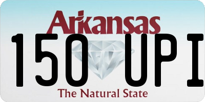 AR license plate 150UPI