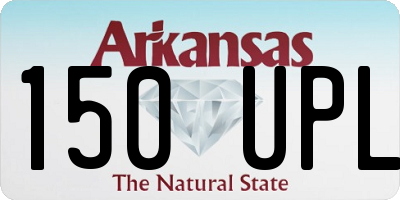 AR license plate 150UPL