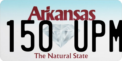 AR license plate 150UPM