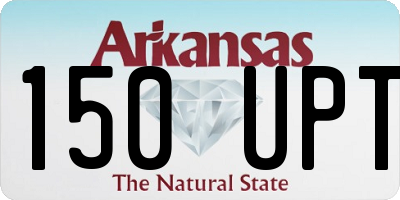 AR license plate 150UPT