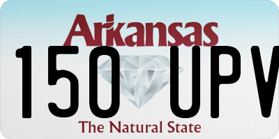 AR license plate 150UPV