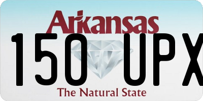 AR license plate 150UPX
