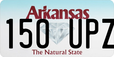 AR license plate 150UPZ