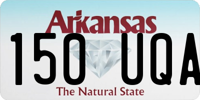 AR license plate 150UQA