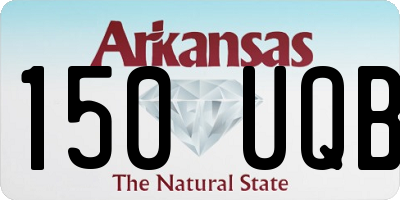 AR license plate 150UQB