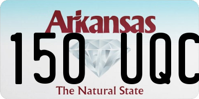 AR license plate 150UQC
