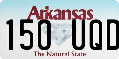 AR license plate 150UQD