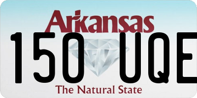 AR license plate 150UQE