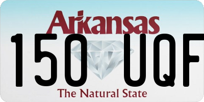 AR license plate 150UQF