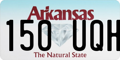 AR license plate 150UQH