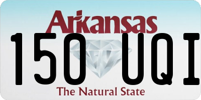 AR license plate 150UQI