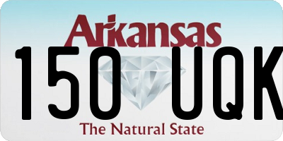 AR license plate 150UQK