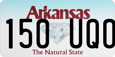 AR license plate 150UQO