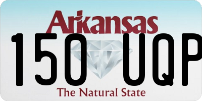 AR license plate 150UQP