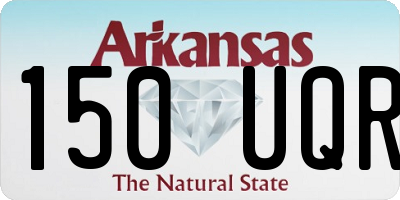 AR license plate 150UQR