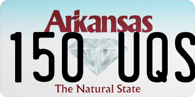 AR license plate 150UQS
