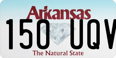 AR license plate 150UQV