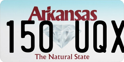 AR license plate 150UQX
