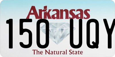 AR license plate 150UQY