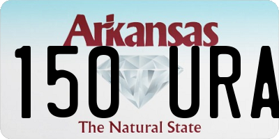 AR license plate 150URA