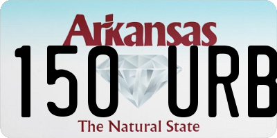 AR license plate 150URB