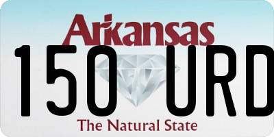 AR license plate 150URD
