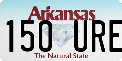 AR license plate 150URE