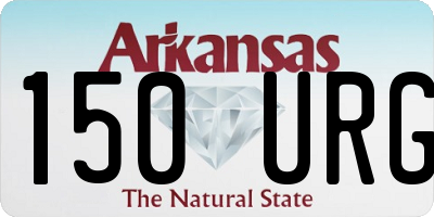 AR license plate 150URG