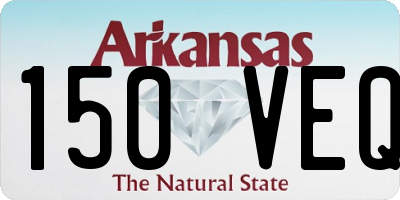 AR license plate 150VEQ